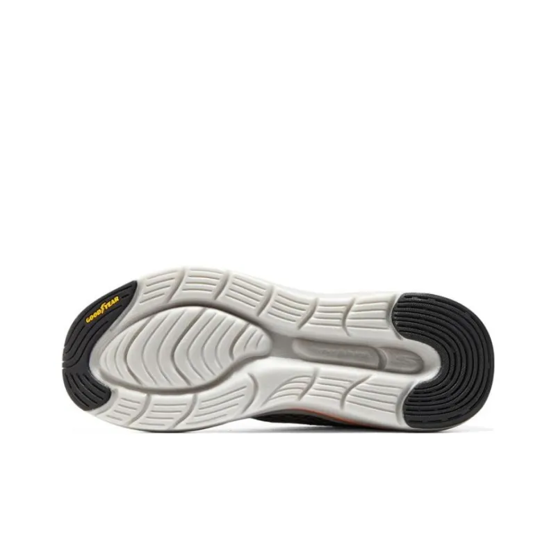 Skechers Max Cushioning Hyper Burst Cushioning Anti Slip And Wear Resistant Low Top Running Shoes Men's Gray-4