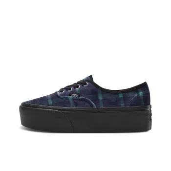 Authentic Vans Stackform 'Velvet Plaid Green Black' Women's