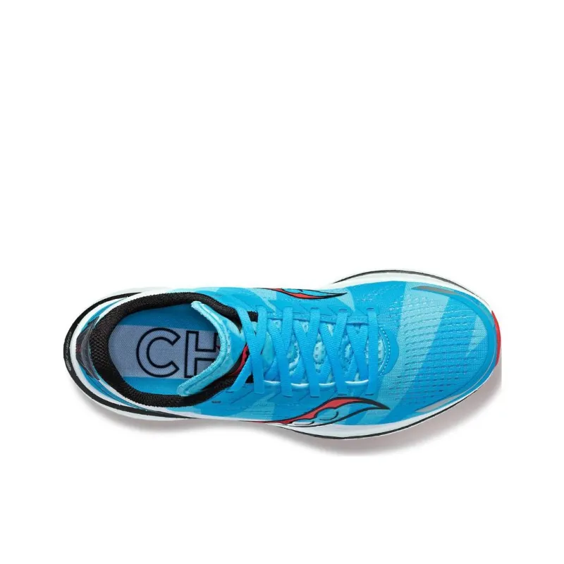 Saucony Endorphin Speed 3 Durable Breathable Lightweight Low Top Training Running Shoes Men's Blue White Red Standard M-3