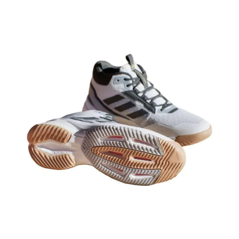 Adidas Crazyflight 5 Mid Indoor Cloud White Core Black Grey Two-4