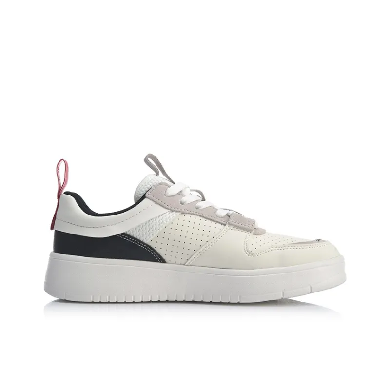 LiNing Superwave Anti Slip Wear Resistant Low Top Sports Casual Shoes Men's White Gray-1