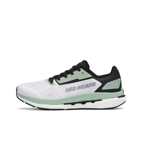 ANTA Leak Blade Running Shoes Men Low-Top Stone Green