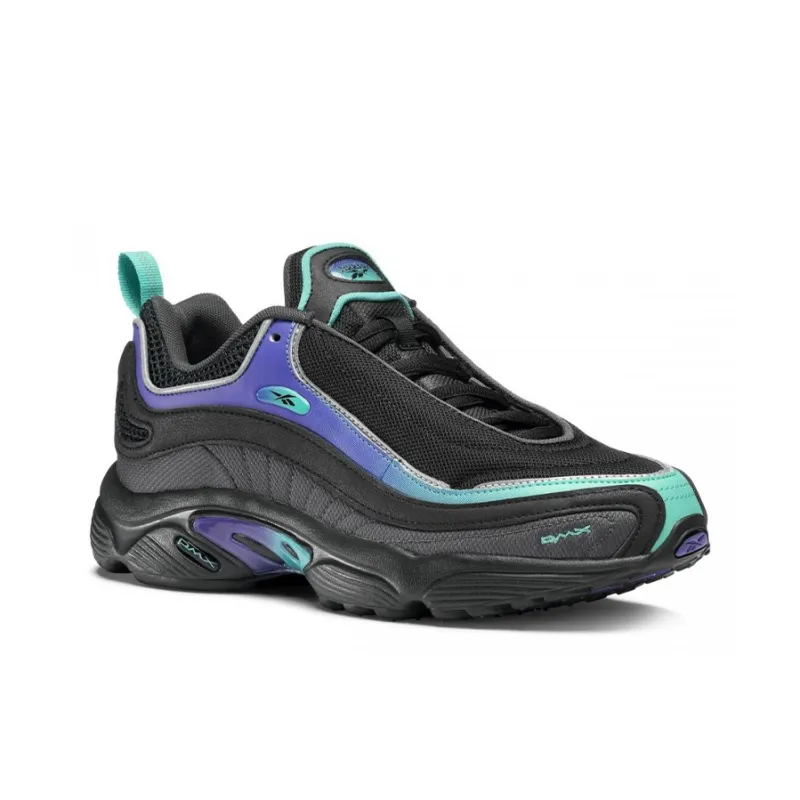 Reebok Daytona DMX Casual Shoes Unisex Low-Top Black/Purple-2