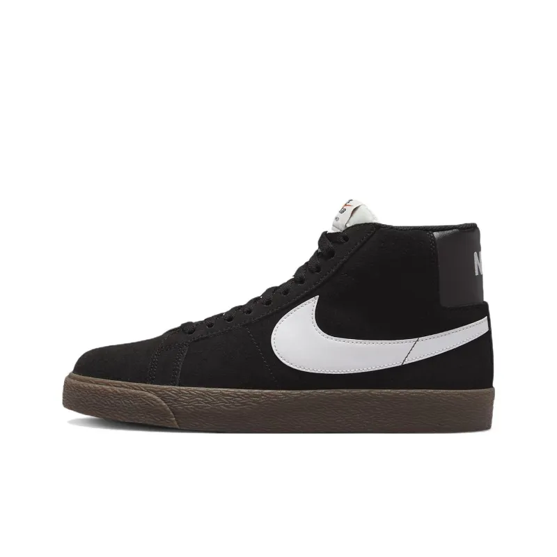 Nike Sb Zoom Blazer Mid Black White Dark Gum-0