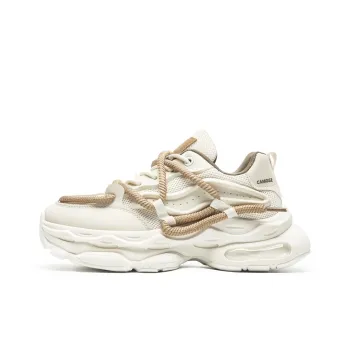 CAMOSI Cushioned Slip-Resistant Breathable Low-Top Platform Sports Fashion Running Shoes Chunky Sneakers Men's