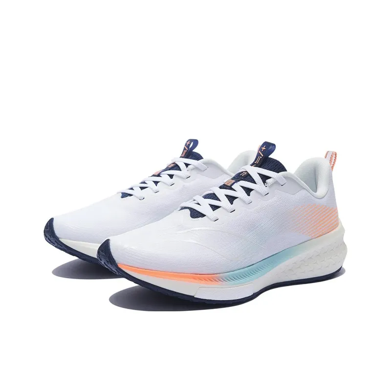 LiNing Red Hare 5 Pro Breathable And Resilient Low Top Running Shoes Women's White-2