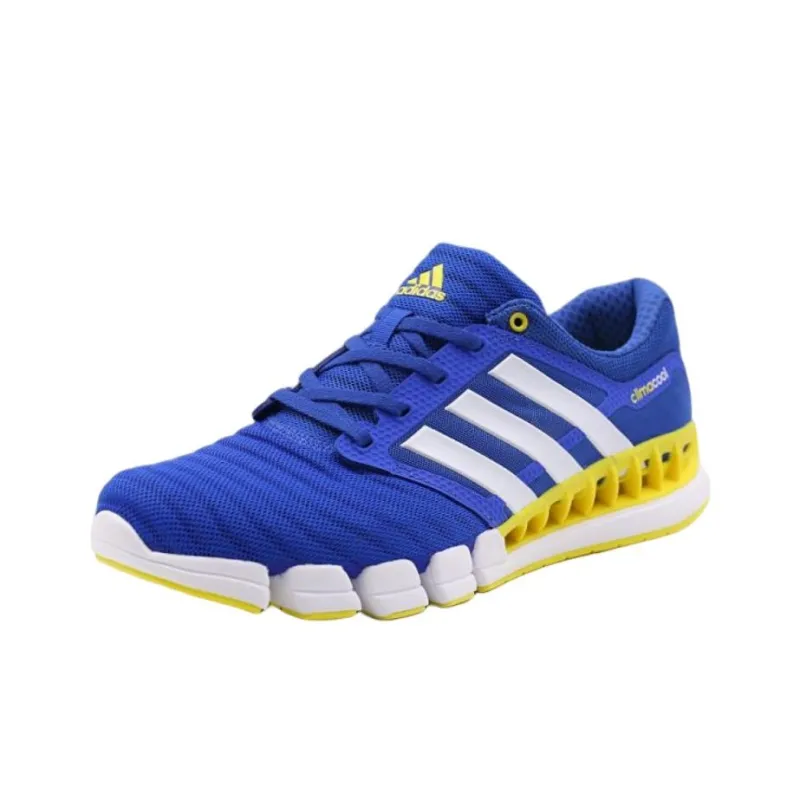 Adidas Climacool Series Running Shoes Men Low-Top Blue/Yellow-1