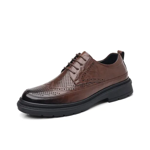 Medd Men's Casual Shoes Men Low-Top Brown Skeleton