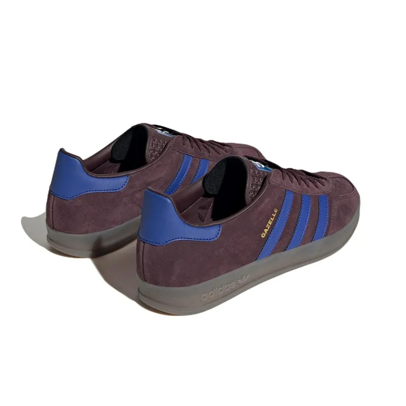 Adidas Gazelle Indoor Shadow Maroon Semi Lucid Blue-3