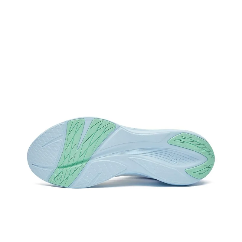 361° FlyFish 2 Anti Slip Wear Resistant Low Top Running Shoes White Blue-3