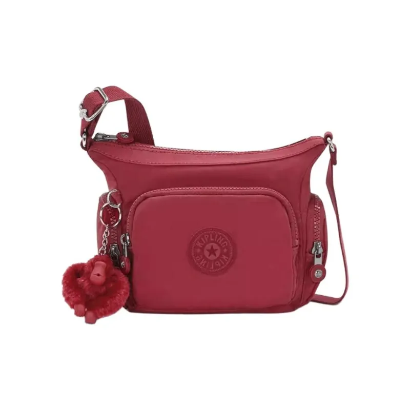 Kipling Polyamide Shoulder Bag, Crossbody Bag Mini Unisex Shang Red-0