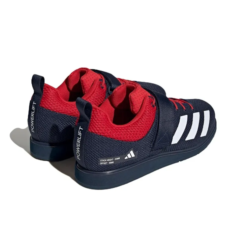 Adidas Powerlift 5 Weightlifting Shoes 'Navy Red'-3