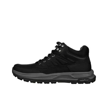 Skechers Zeller Hiking / Trekking Shoes Men Mid Top Black/Gray
