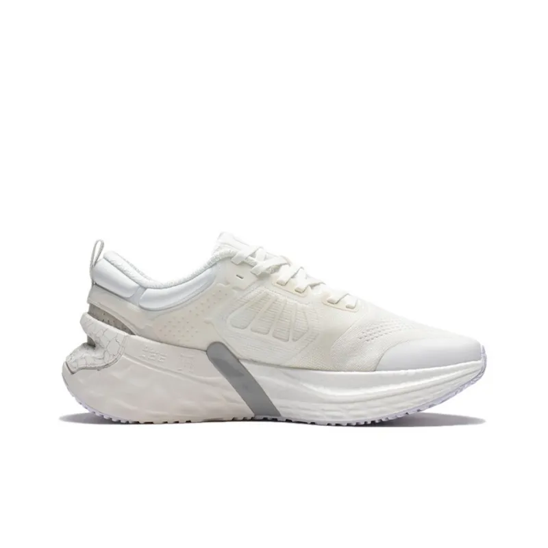 LiNing Furious Rider 6.0 Cushioning Anti Slip And Wear Resistant Low Top Running Shoes Men's Mist White-1