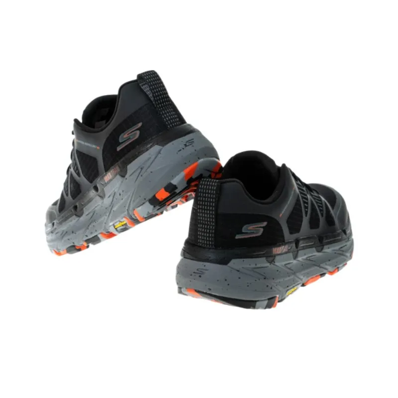 Skechers Max Cushioning Premier Trail Anti-Slip Wear-Resistant Low-Top Running Shoes Men's Black Gray-3
