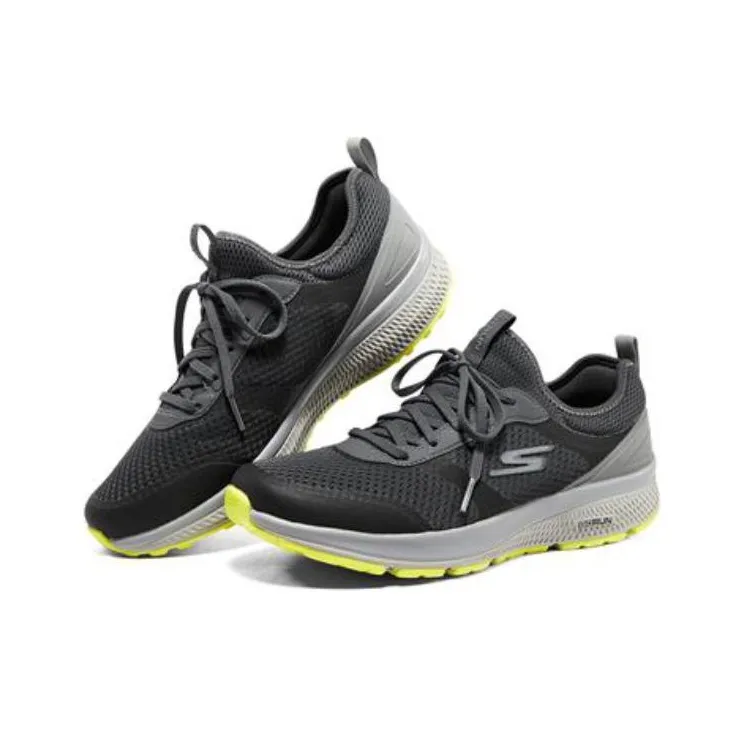 Skechers Go Run Consistent 'Nite Owl Charcoal Lime'-2