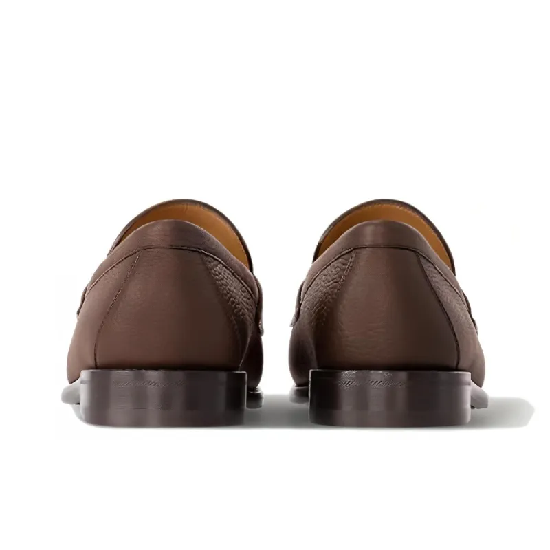 LOUIS VUITTON Major Loafers Men's Brown-4
