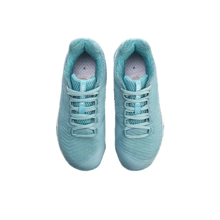 LiNing Pioneers Rebound Cushioning Breathable Wear Resistant Low Top Badminton Shoes Women's Ocean Blue-3