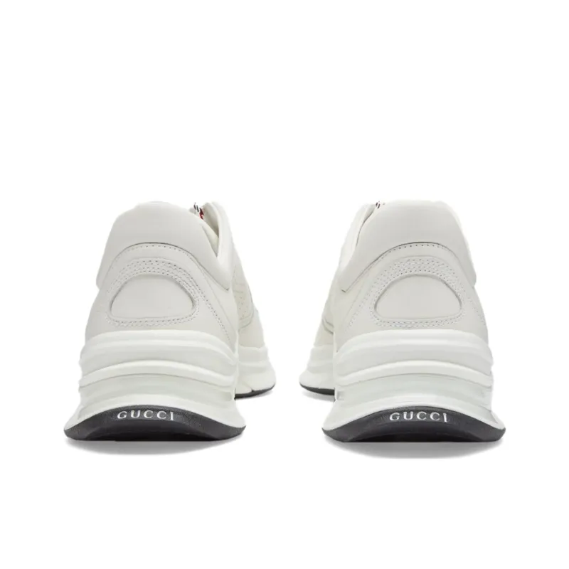 GUCCI RUN Low Top Sports Casual Shoes Men's White-3