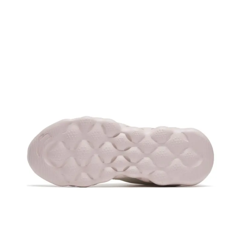 Anta Sheepskin Cushioning, Slip Resistant, And Abrasion Resistant Low Top Running Shoes Women's White Gray-4