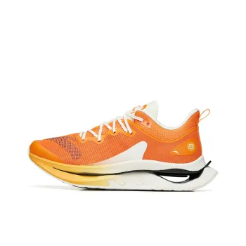 Anta Running Collection Anti Slip Wear Resistant Low Top Running Shoes Men's Sunset Orange