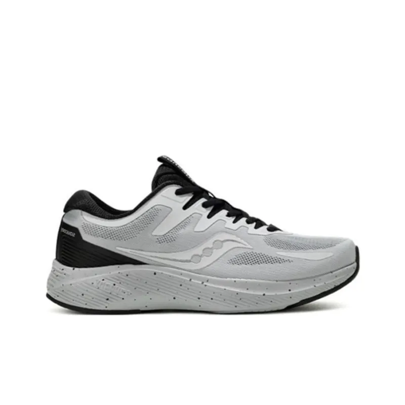 Saucony Lancer Cushioning, Slip Resistant, And Abrasion Resistant Low Top Casual Running Shoes Unisex Gray-1