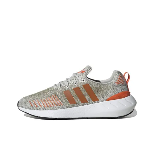 Adidas Originals Swift Run Running Shoes Men Low-Top Gray/Orange