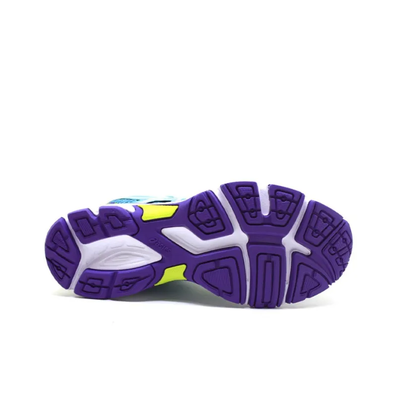 Asics Gel-Excite 4 Wear-Resistant Slip-Resistant Low-Top Running Shoes Women's Blue Purple-3