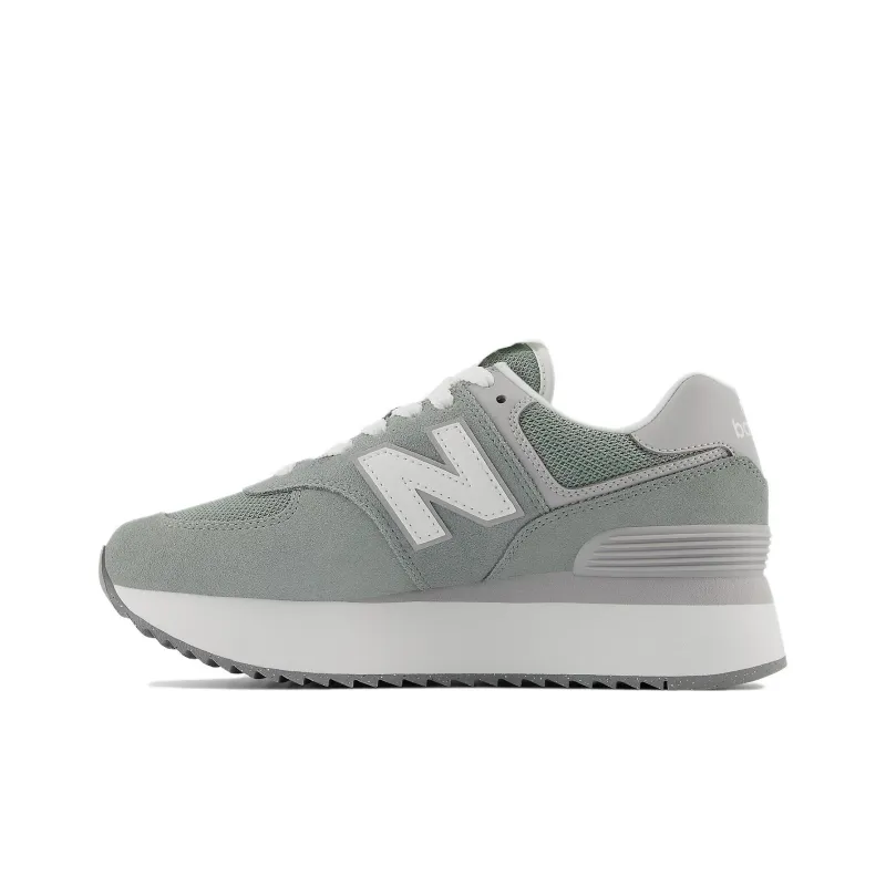 New Balance 574 Plus Dark Grey Women's-0