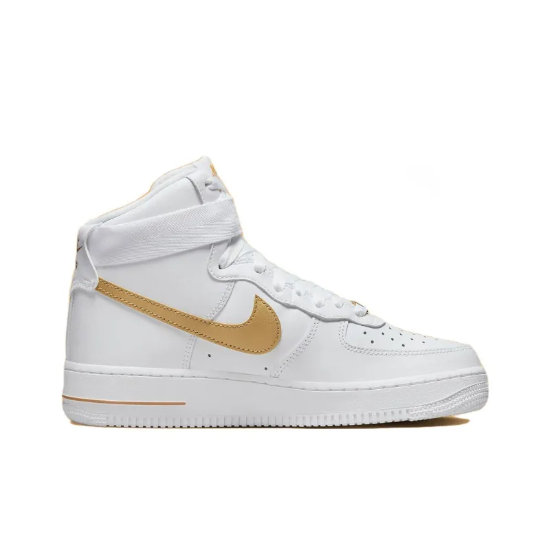 Nike Air Force 1 High 'White Metallic Gold' Women's-1