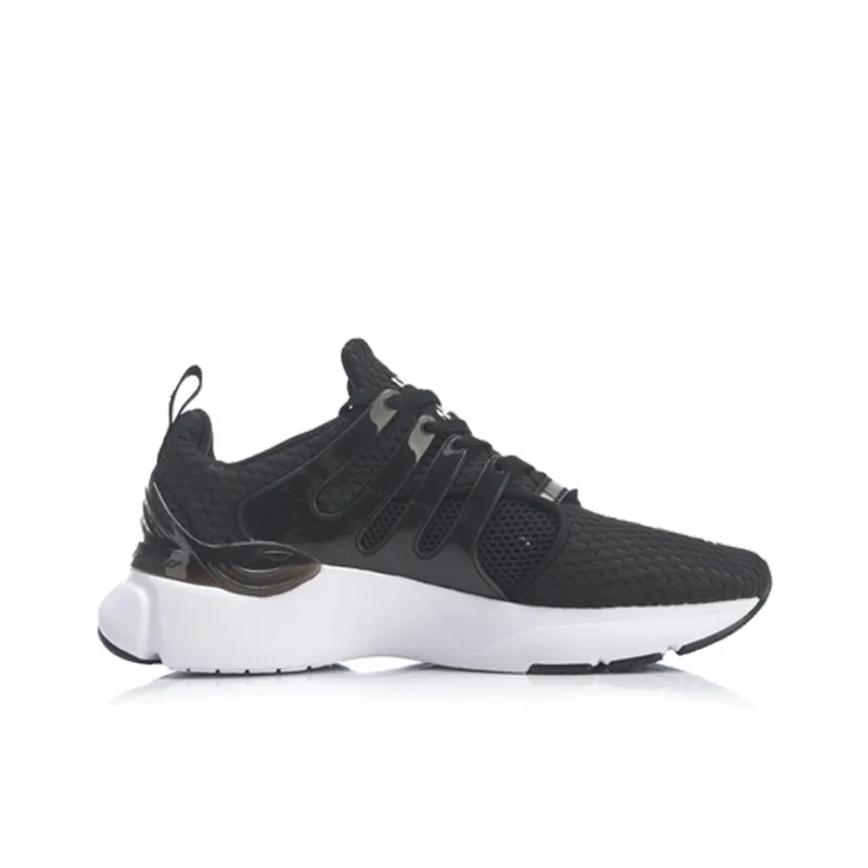 LiNing Crazy Run X Cushioning Rebound Low Top Running Shoes Women's Standard Black-1