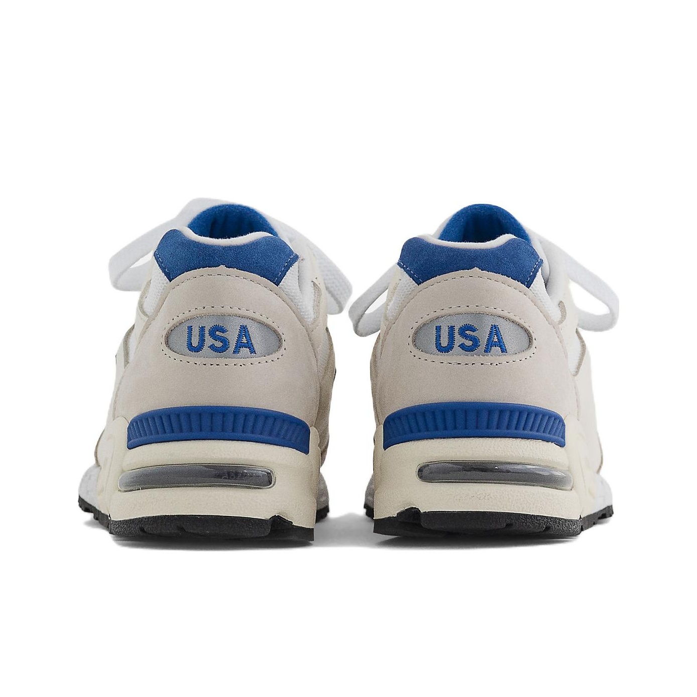 スニーカー New Balance 990v2 MiUSA White Blue New Balance Made in USA 990V2 - White / Blue – Kith