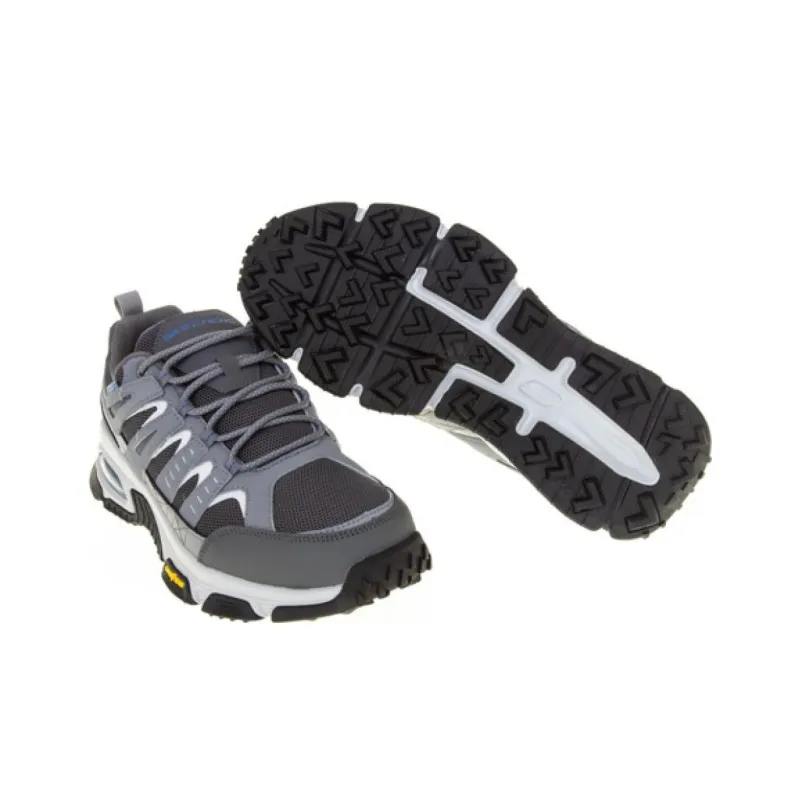 Skechers SKECH-AIR Envoy Cushioned Wear-Resistant Impact-Resistant Low-Top Sports Casual Shoes Gray-4