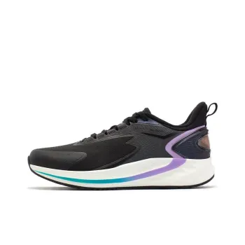 361° Rain Block 6.0 Waterproof Cushioning Abrasion Resistant Low Top Running Shoes Women's Black Cyan