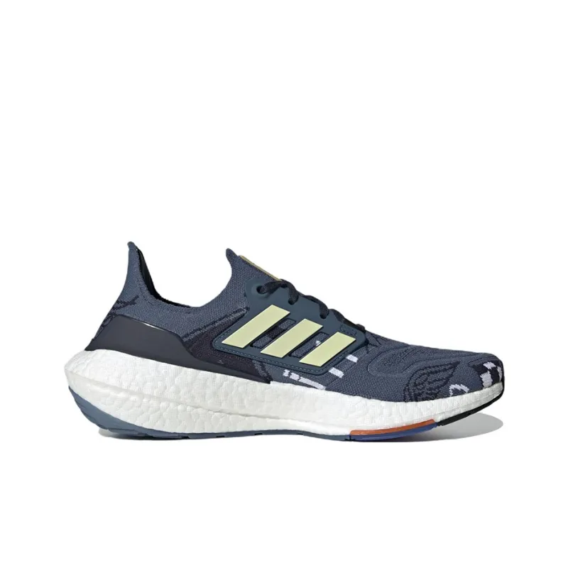 Adidas Ultraboost 22 Shoes 'Wonder Steel Almost Yellow Legend Ink'-1
