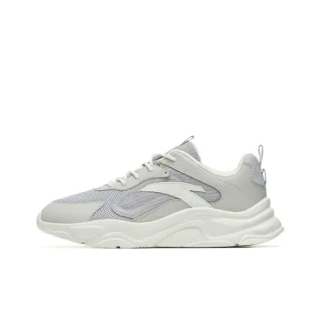 Anta Millennium 2.0 Anti Slip And Wear Resistant Breathable Low Top Sports Casual Shoes Gray White
