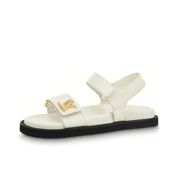 LOUIS VUITTON LV Sunset Beach Sandals Women's White
