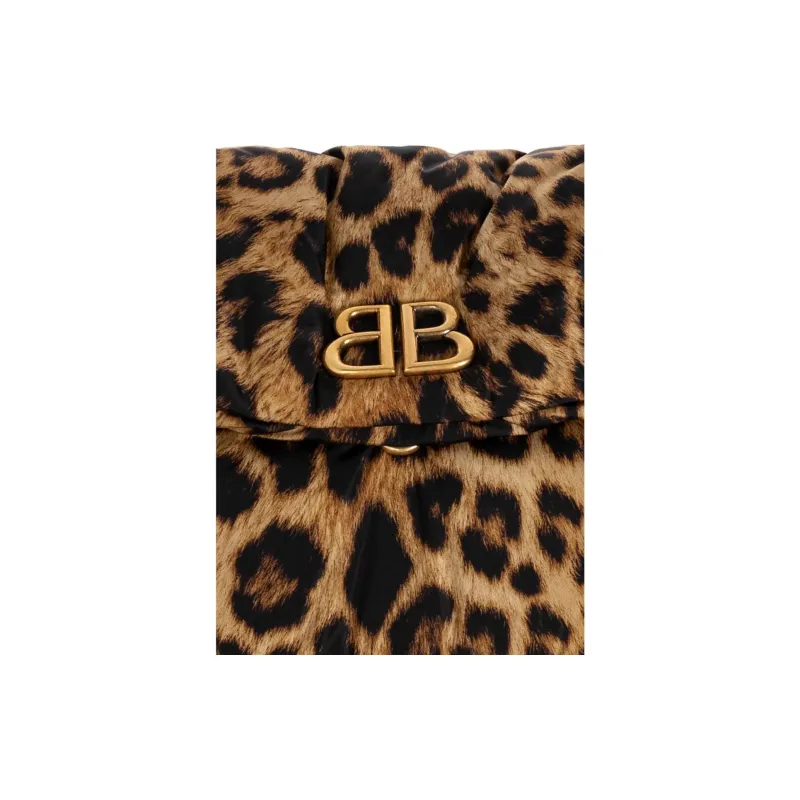 Balenciaga Polyamide Portable Crossbody Bag Shoulder Bag Women's Umber & Multicolor-3