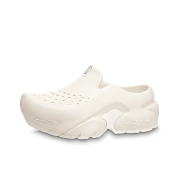 LOUIS VUITTON Shark Shark Slippers Stylish Sandals Men's White
