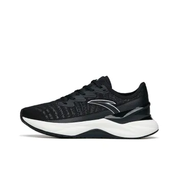 Anta Tron 2.0 Cushioned Slip Resistant Abrasion Resistant Low Top Running Shoes Men's Black