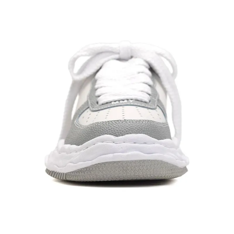 Maison MIHARA YASUHIRO Wayne Og Sole Embossed Leather Low Grey White-9