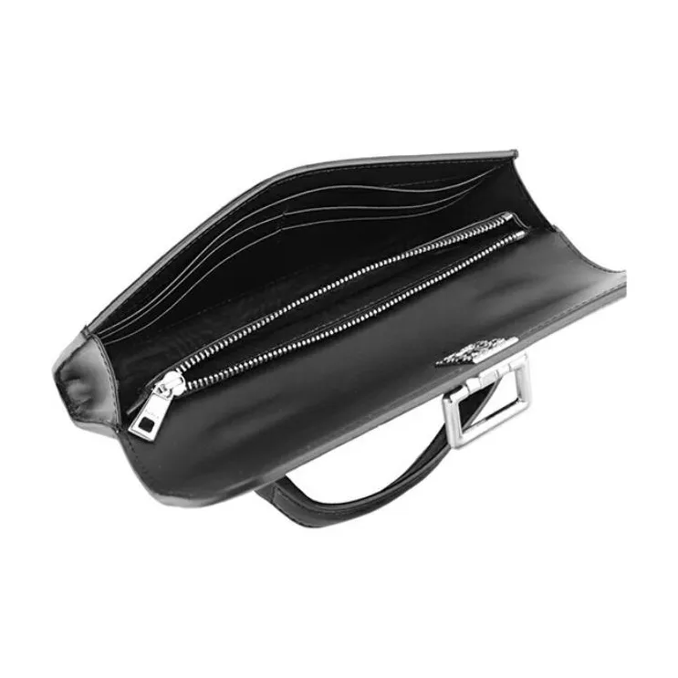 Furla Leather Portable Shoulder Bag Crossbody Bag Wallet Mini Women's Black-4