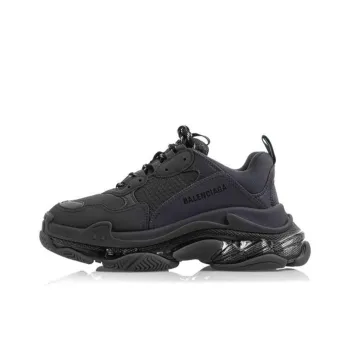 Balenciaga Triple S Clear Sole Deep Blue Women's