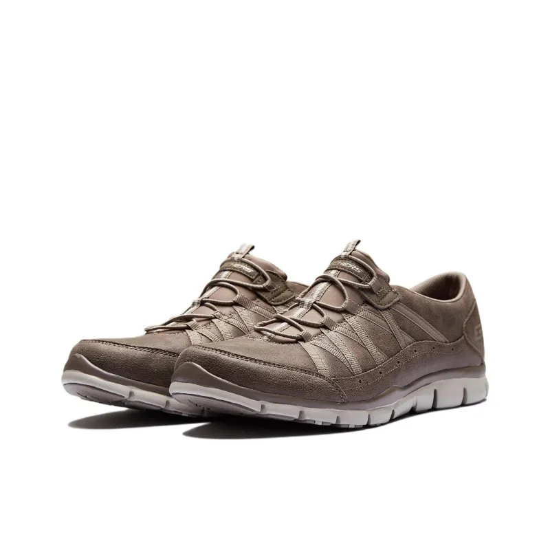 Skechers Gratis -Fine Taste Cushioned Anti-Slip And Wear-Resistant Lightweight Low-Top Casual Shoes Women's Coffee-2