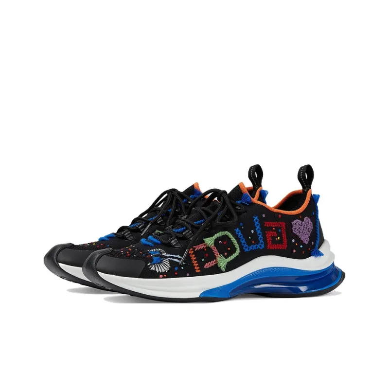 GUCCI Lovelight Series Low Top Casual Shoes Men's Black-2