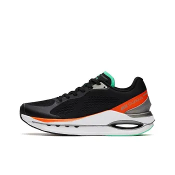 Anta Star Ring Elite Anti Slip Wear Resistant Low Top Running Shoes Men's Black Orange