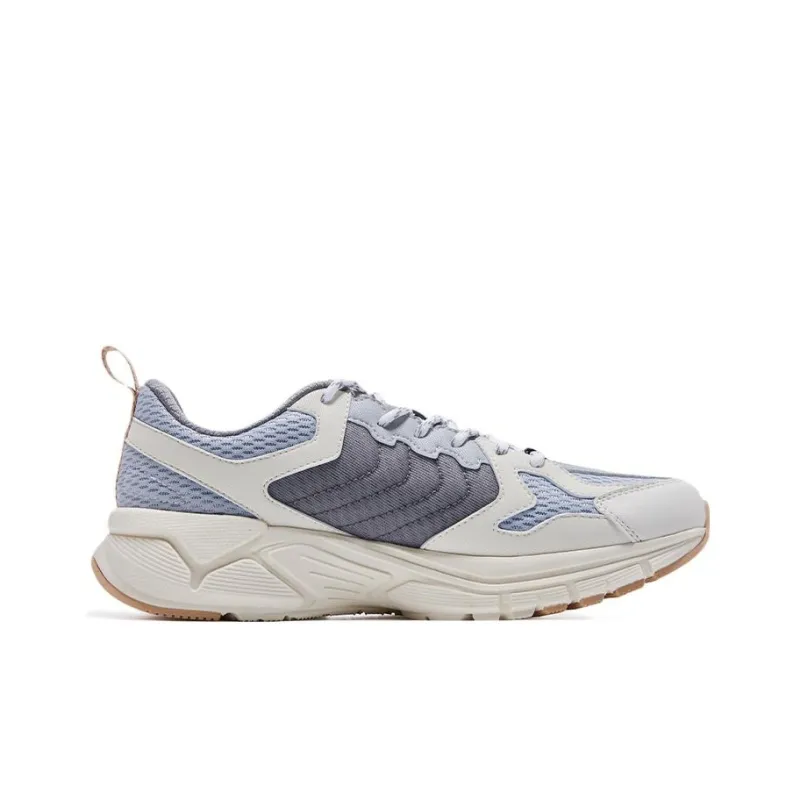 PEAK OG 7000 Cushioning, Slip Resistant, And Abrasion Resistant Low Top Running Shoes Women's White Gray-1