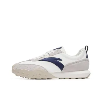 Anta Heritage 90s Cushioning Anti Slip And Wear Resistant Low Top Casual Athletic Shoes Men's White Gray Blue