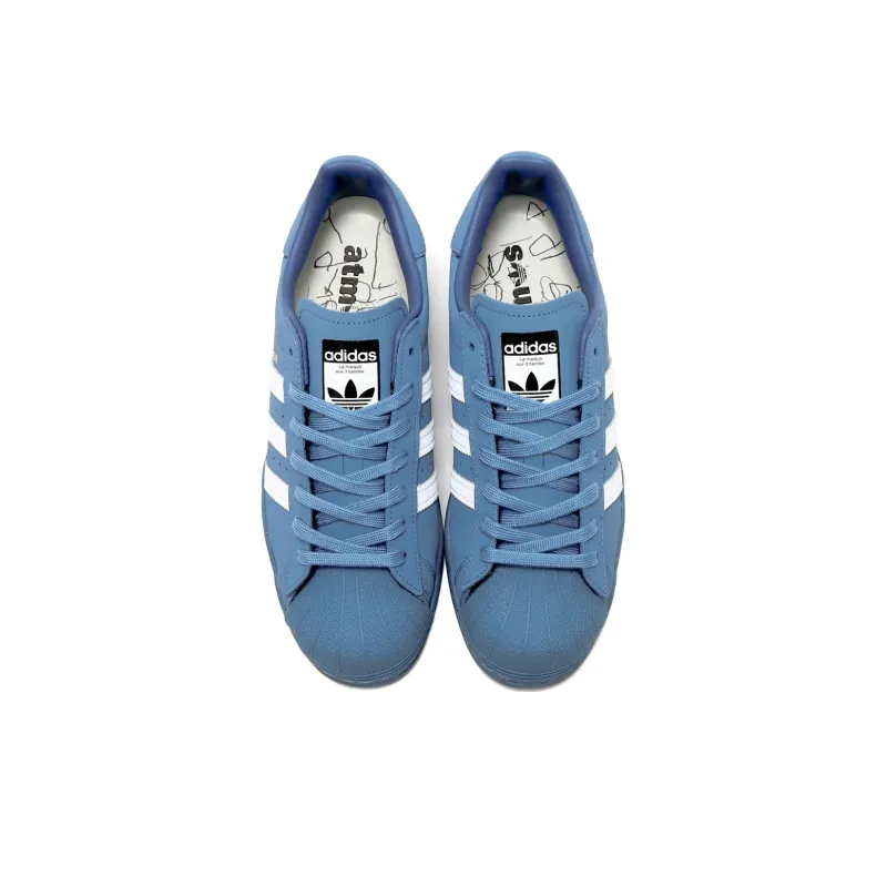 Adidas Daiki Tsuenta X Armos X Adidas Originals Superstar 'Blue'-3