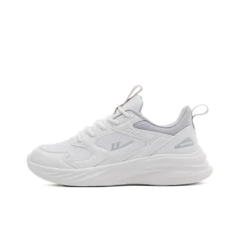 Warrior Shock Absorbing, Non Slip, Wear Resistant, Breathable And Lightweight Low Top Casual Shoes Unisex White Gray